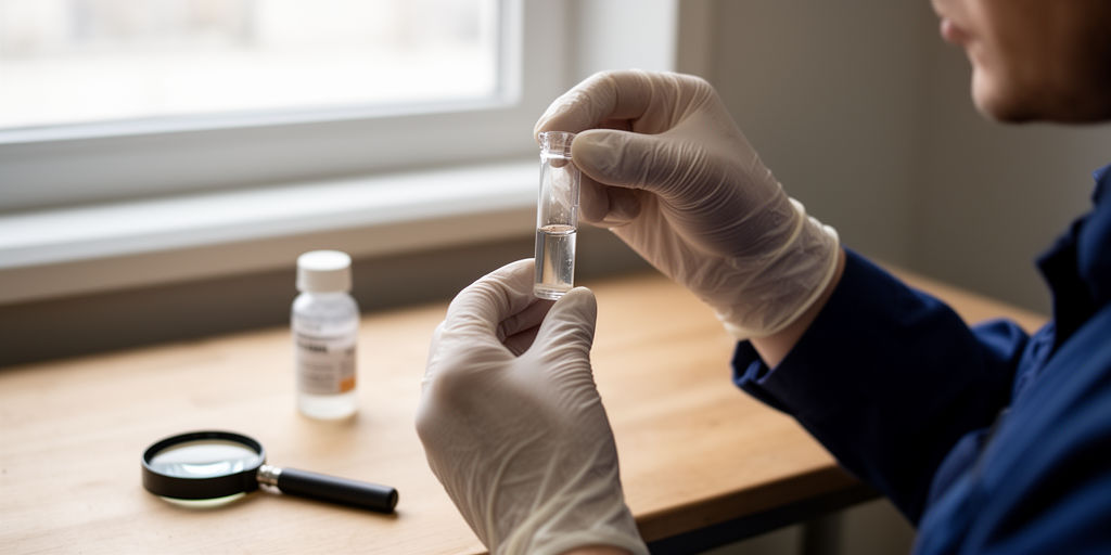 Взятие пробы и осмотр на признаки ухудшения солярки