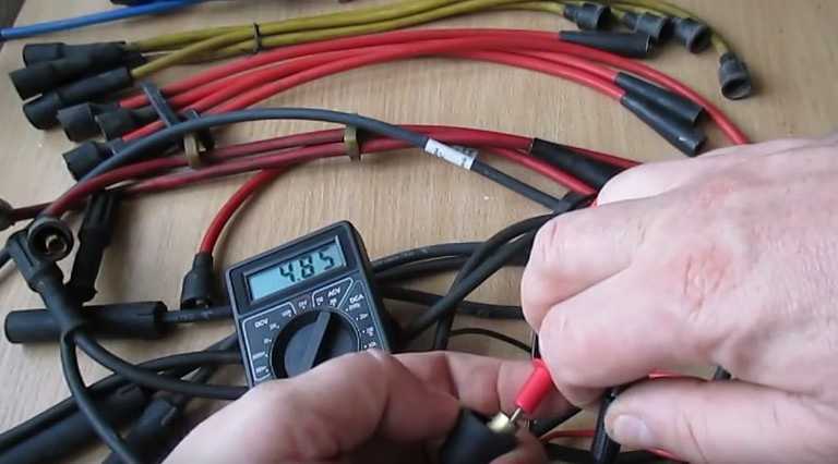 Как проверить высоковольтные провода на авто