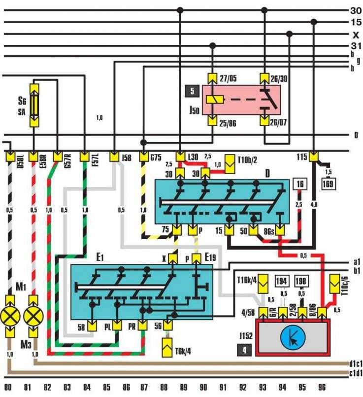 Устройство и работа системы освещения и световой сигнализации автомобиля камаз-5320