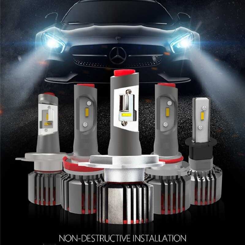 Установка светодиодных ламп на автомобиль: можно ли ставить в фары ближнего и головного света, есть штраф за диодные лампочки или нет, установки каких led разрешена в авто