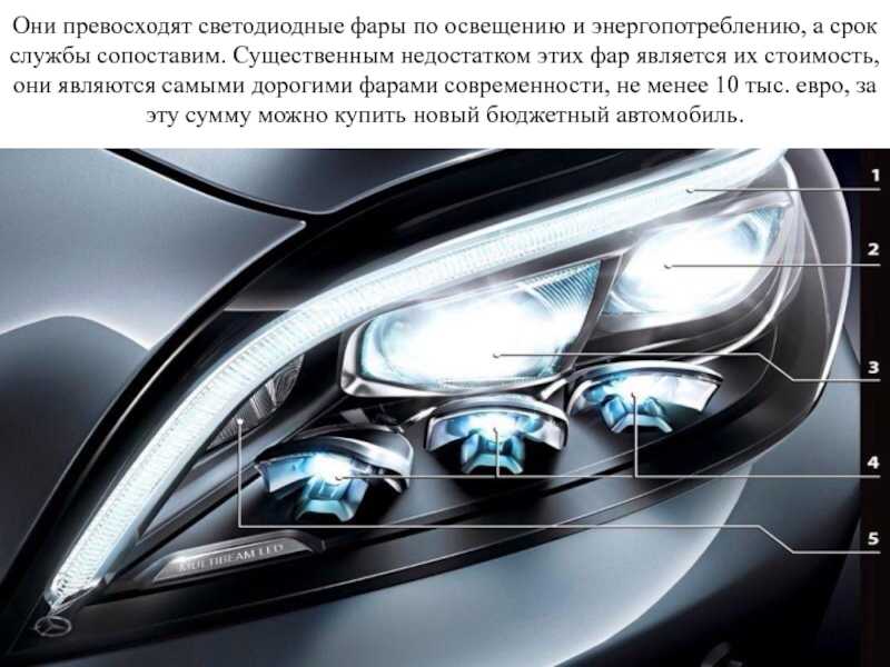 Система освещения автомобиля: устройство и приборы
