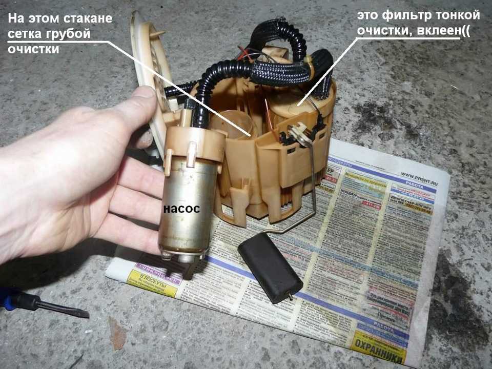 Разборка сборка топливного насоса
